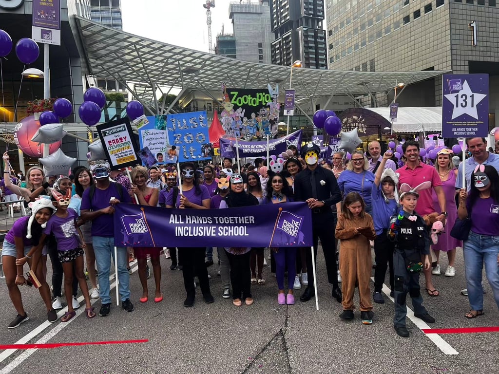 All Hands Together took part in the celebration for Purple Parade to promote awareness and celebrate abilities of persons with special needs.