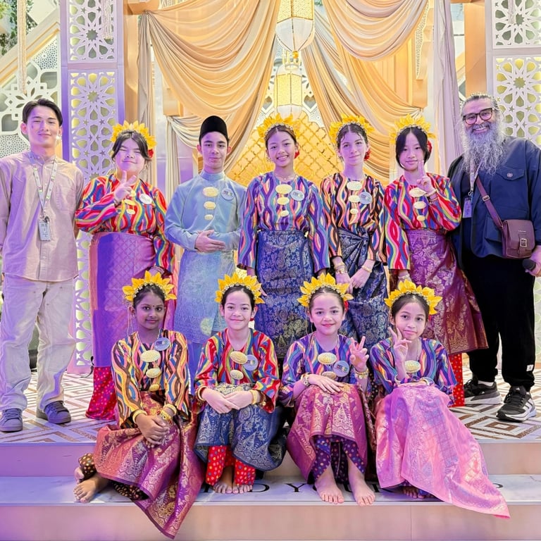 UCSI Performing Arts students put on a performance of traditional Malay dance and music at The Exchange TRX Kuala Lumpur
