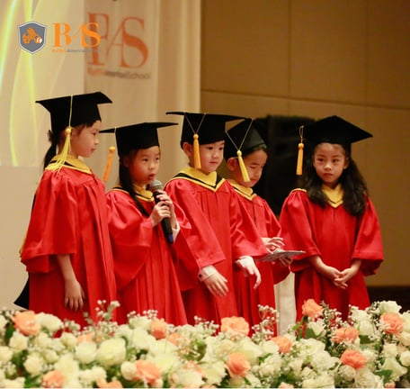 Students at the Graduation Ceremony.