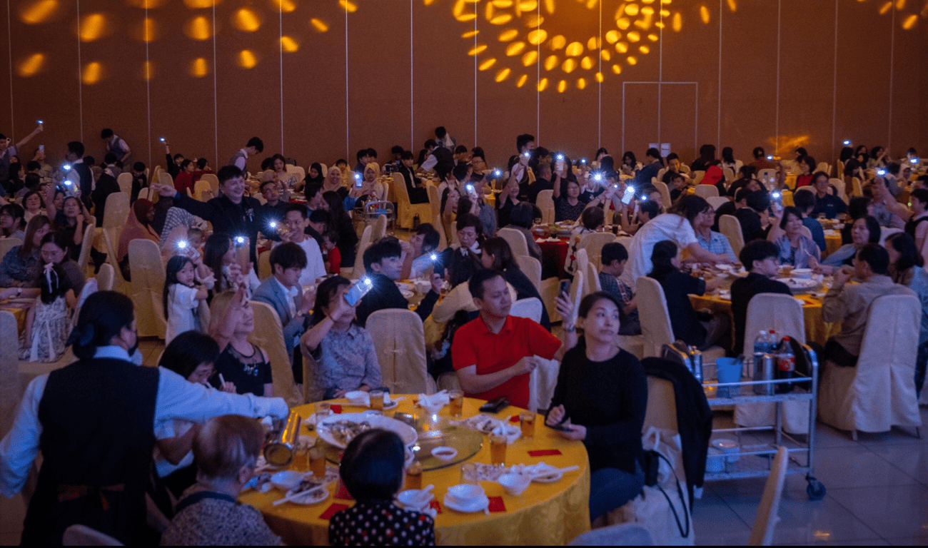 Parents attending the VIM Blissful foundation fundraising gala. 