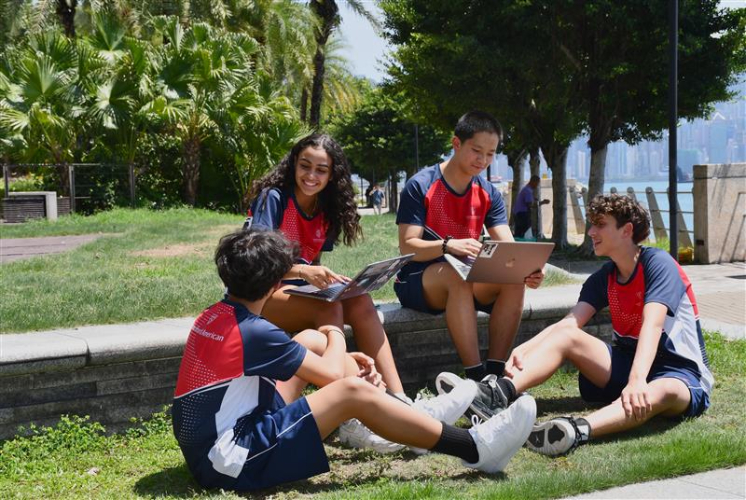 Stamford American International School High School students