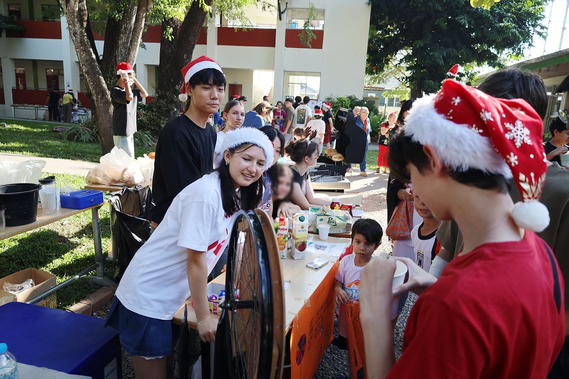 CDSC community gathering for a joyful evening at the Christmas Market.