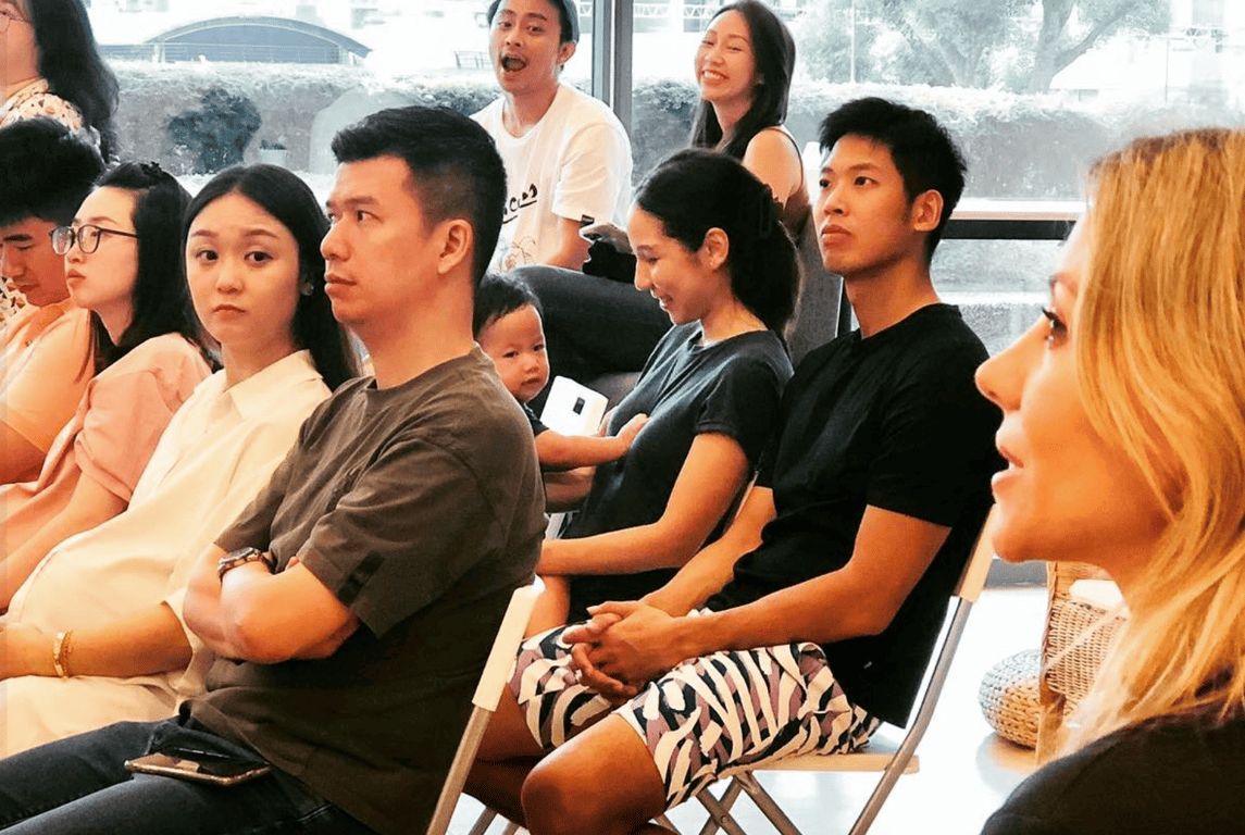 Lily Valley parents participating in a parenting workshop.