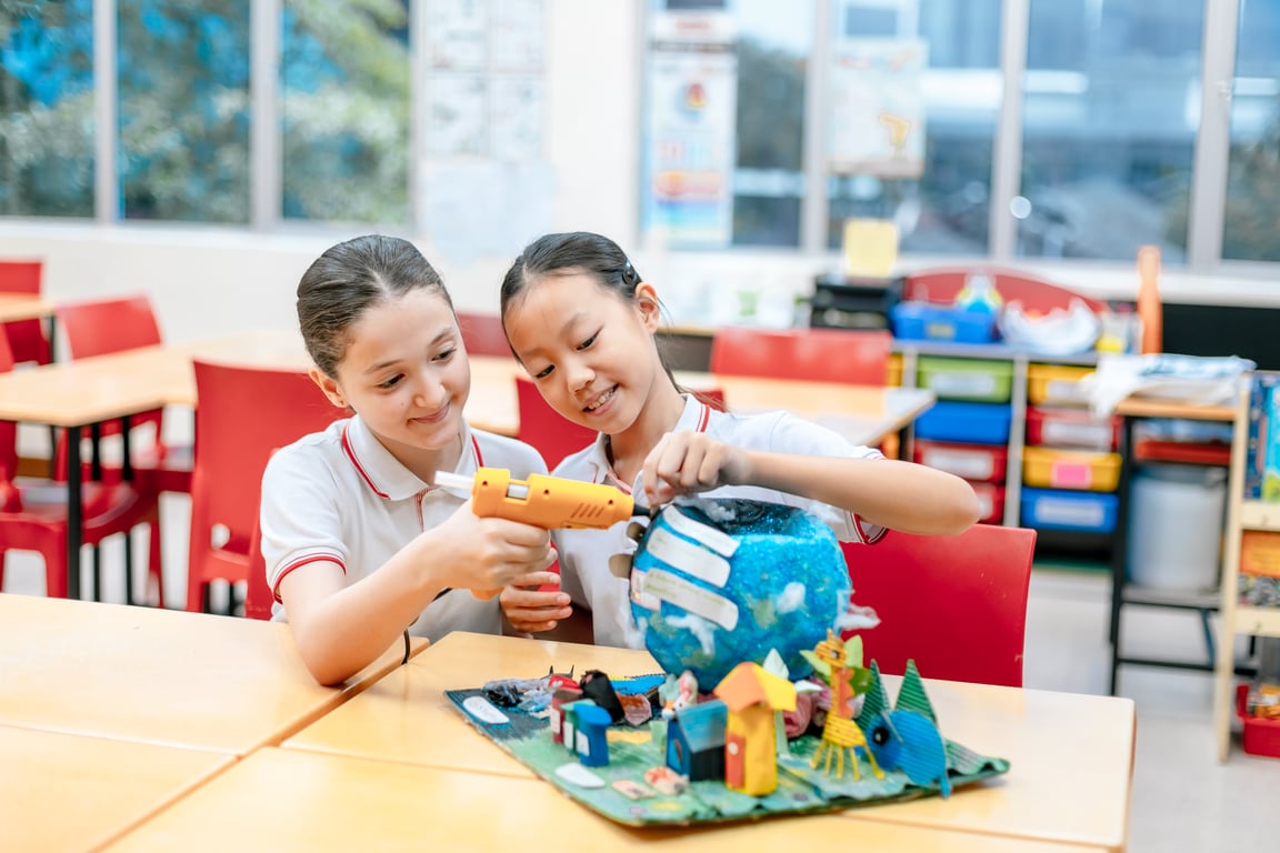 Students bring ideas to life through hands-on learning, creativity and collaboration.