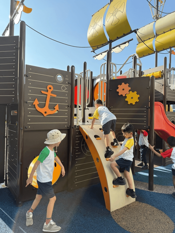 Early Years students during their playtime.