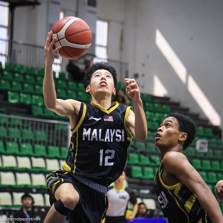 Year 11 SKIS student representing Team Malaysia in the FIBA U16 Asia Cup 2025, a huge achievement.
