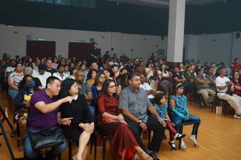 Parents and families gathered in the hall for the Annual School Concert.