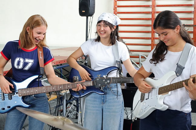 Sharing music, dance, and talent in a moving year-end celebration.