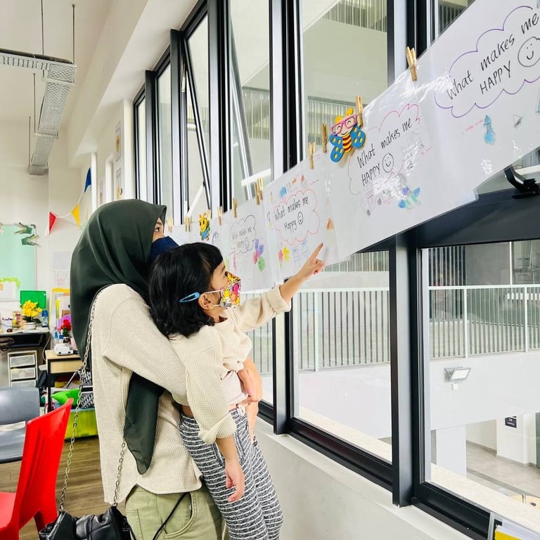 Kindergarten visitation by parents during the Parent Teacher Meet Session