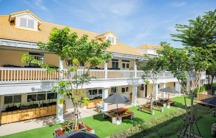 View of the St Andrews Bangkok Primary School. 