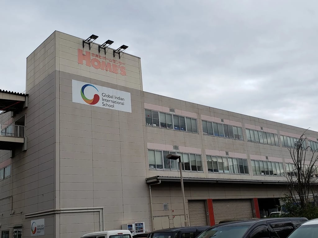 Main building at Global Indian International School Tokyo Higashi Kasai.