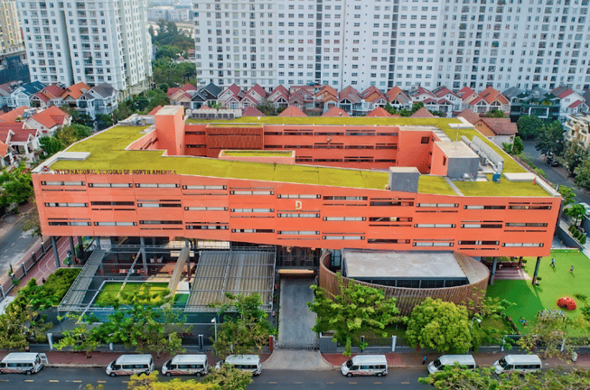 Aerial View of the Campus.