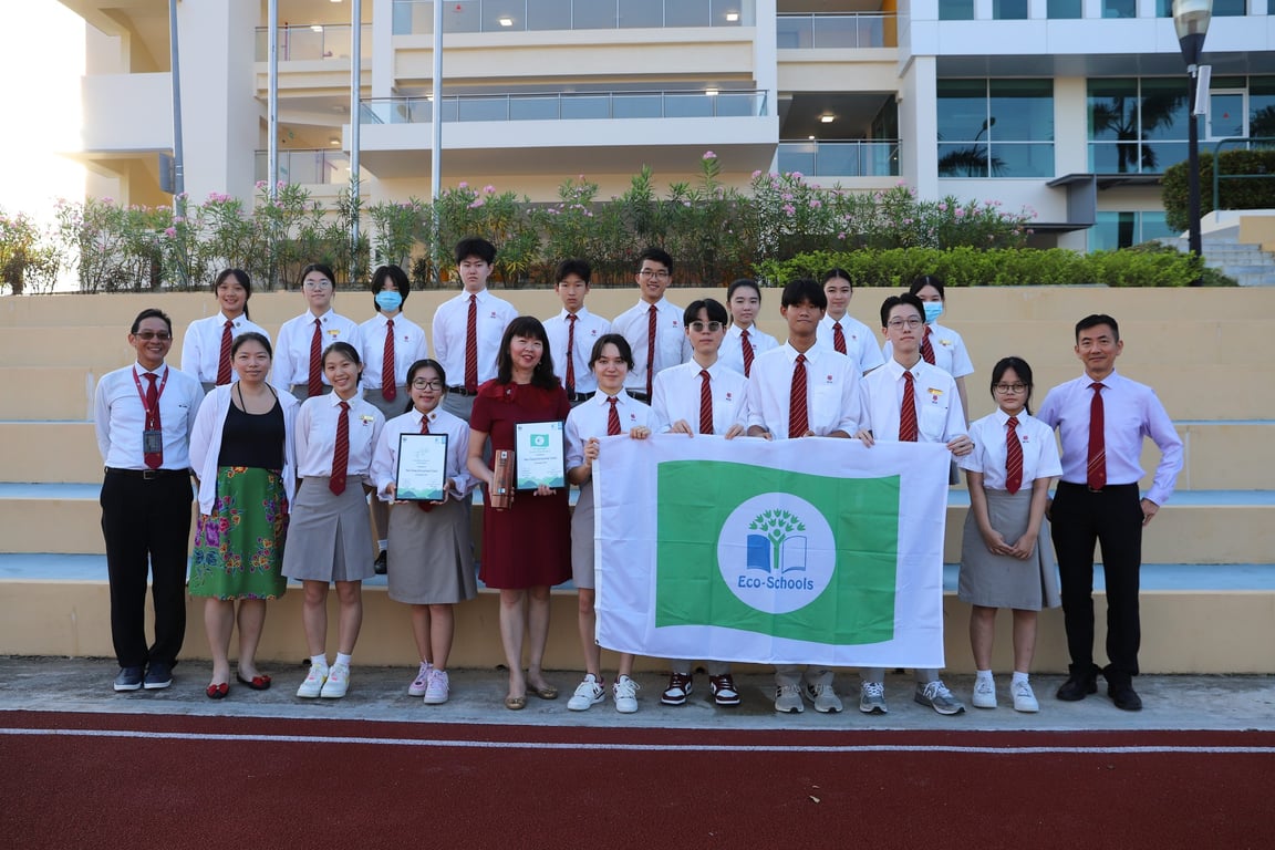 The HCIS Green Council was awarded the internationally acclaimed WWF Eco-School Green Flag Award, recognizing their commitment towards community and environmental initiatives