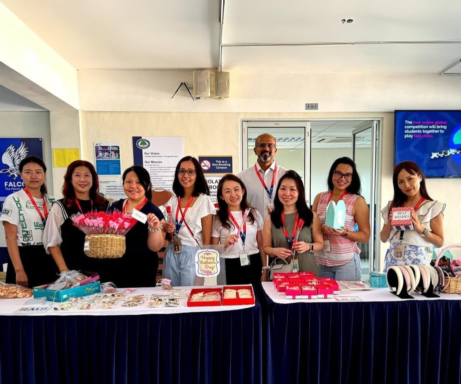 The Parents Association after a successful Mother's Day event on campus.