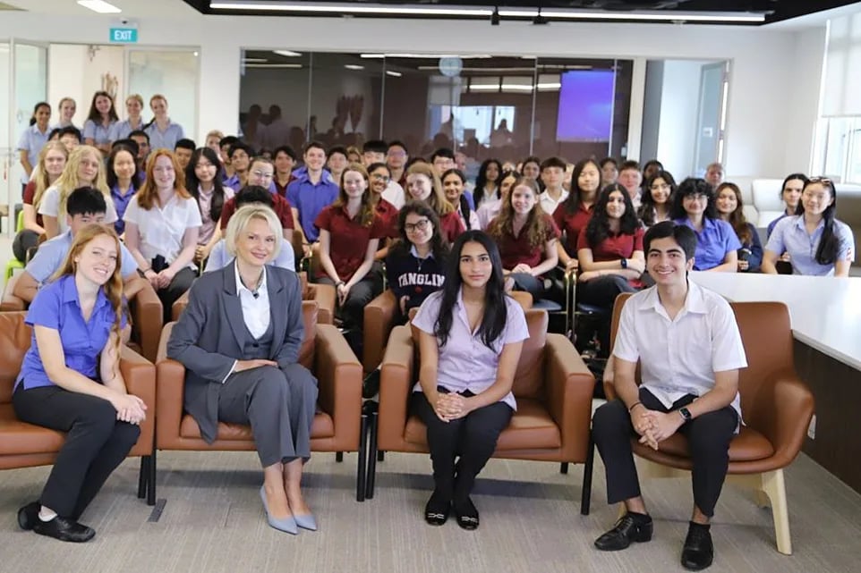 TTS hosted Her Excellency Kateryna Zelenko at the International Women’s Day conference