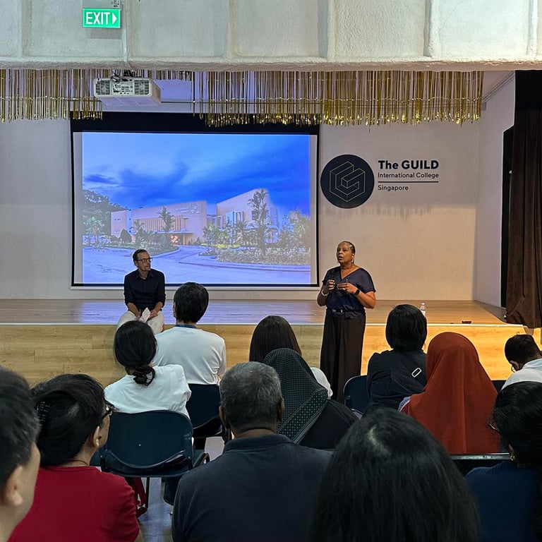 Parents attend Professor Lasse Lipponen’s session on Inclusive Education from a Finnish Perspective
