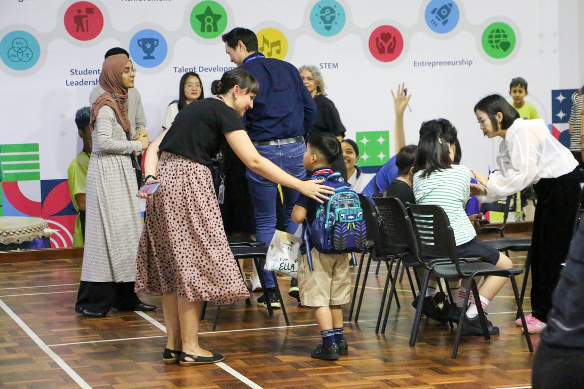 New students and parents are welcomed to the school community during Orientation Day.