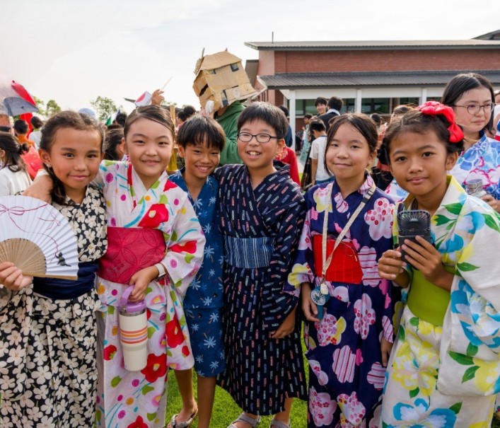 Students embrace diversity by celebrating international festivals as part of a rich community life.