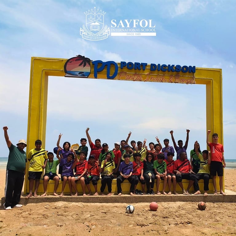 Sayfol students enjoy a day trip to Port Dickson
