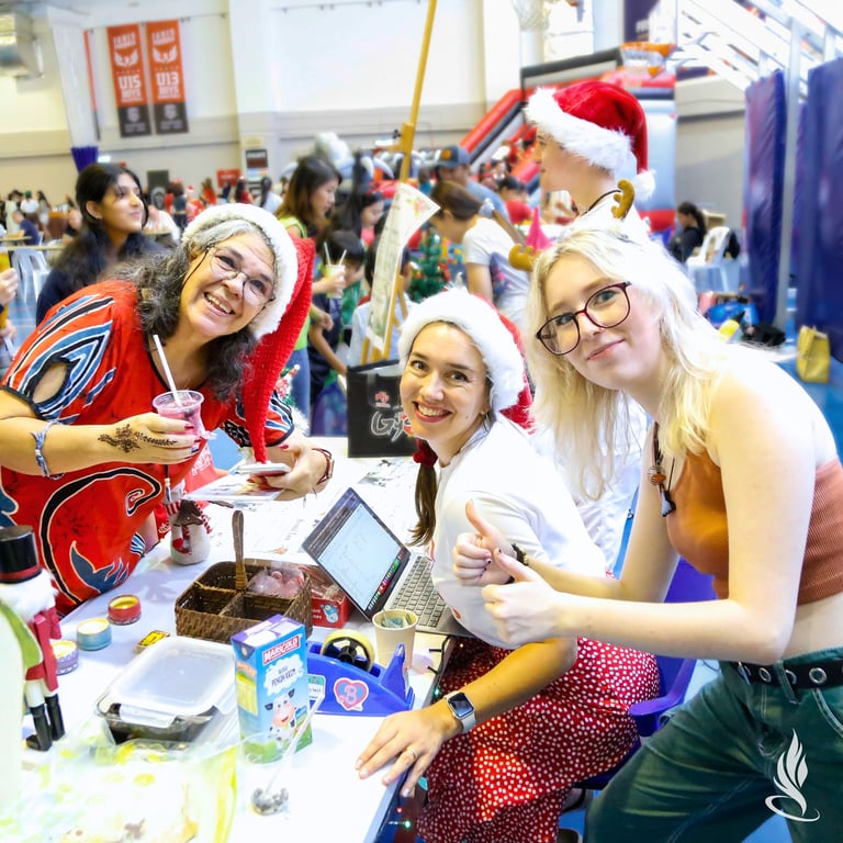 Students, parents and teachers come together for the Christmas Bazaar on campus