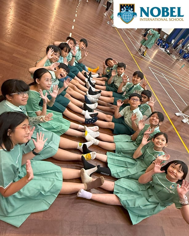 The Primary celebrate Odd Socks Day, the final event in Nobel's No Bullying Series