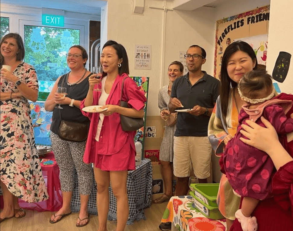 Rain Trees Community supporting the annual Charity Art Auction.