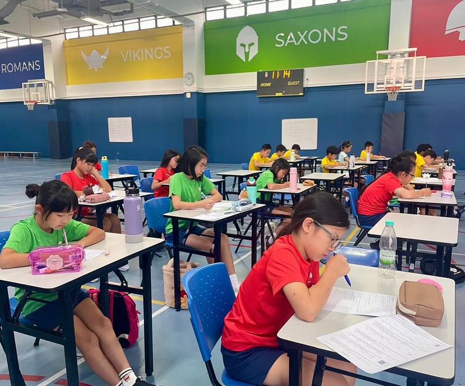 BSKL students taking part in the Junior Mathematical Challenge – an international competition with over 100,000 students participating globally each year