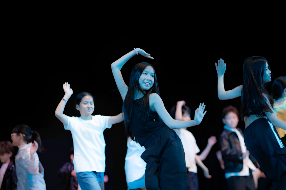 Students rocked the stage in a dance show.