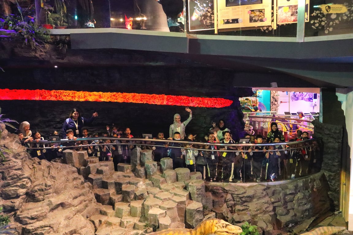 Brighton Junior preschool students on a school trip to Petrosains, a science and technology museum in Kuala Lumpur