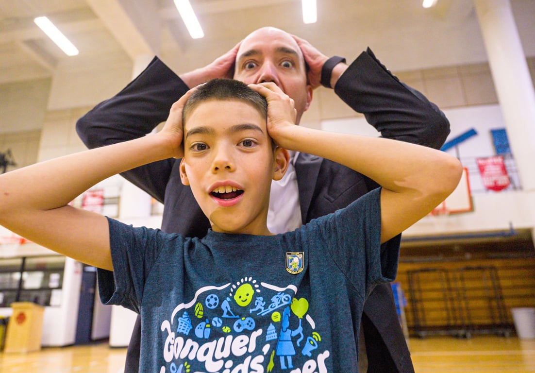 Courage in action, students, teachers, and supporters unite for the 18th St. Baldrick’s head-shaving event, raising funds and hope for children with cancer.