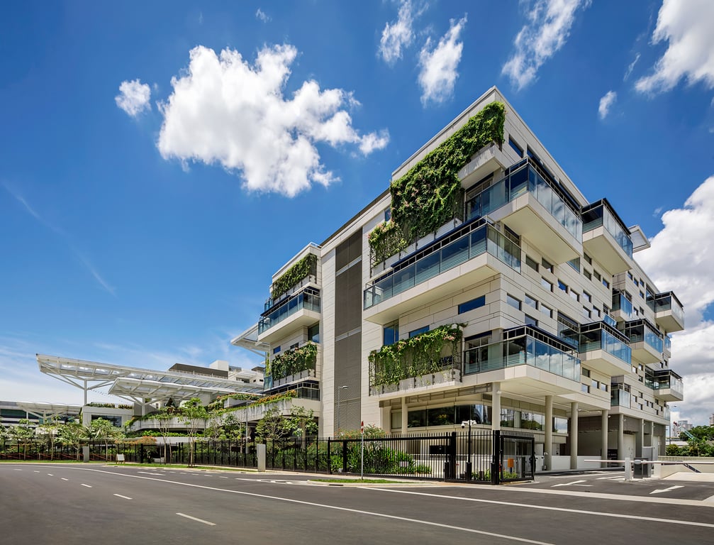An exterior view of the large ELV campus