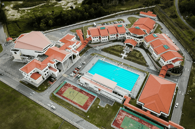 Aerial view of the Labuan International campus.