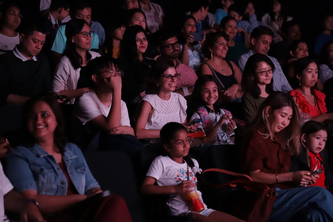 Families in attendance for OWIS' first ever Music Festival event, a culmination of months of hard work for the performers.