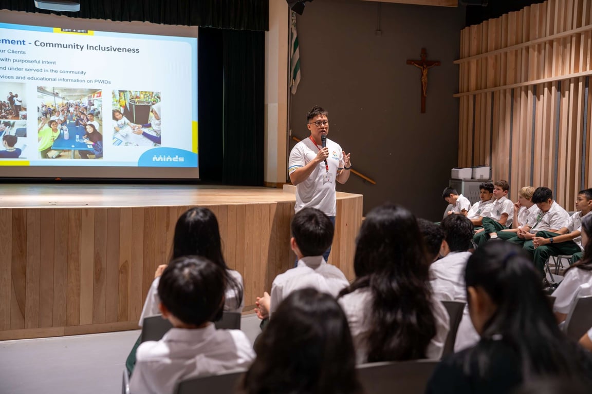 As part of Service Week, SJII invite guest speakers to deliver Assembly Service to educate on the power of empathy, inclusion, and community service.