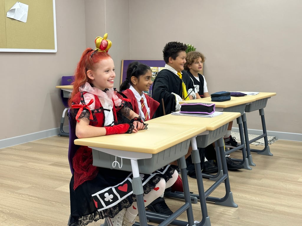 Students dress up as their favourite literary characters to celebrate World Book Day.