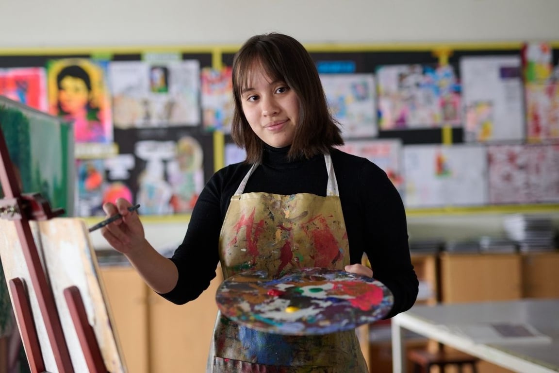 Giving students the space and confidence to express their ideas, explore their creativity and bring their imagination to life through art.