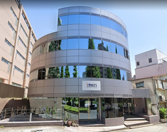 Main entrance and building at MEES International School Hakusan Campus.