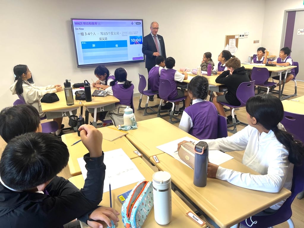 Ed Elliot, Head of The Perse Cambridge, shares about the 400-year history of The Perse during a visit to the Singapore school.