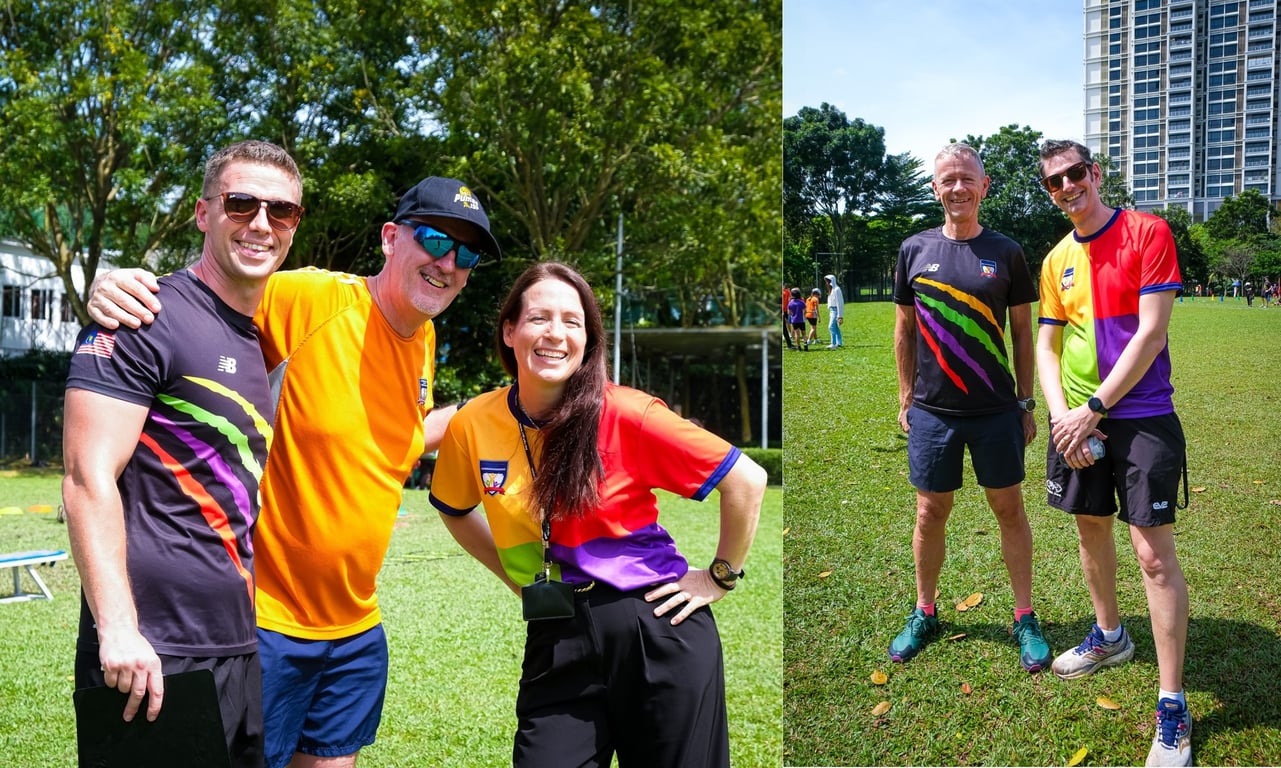 Students, parents and teachers enjoy competition and games on Secondary Sports Day.