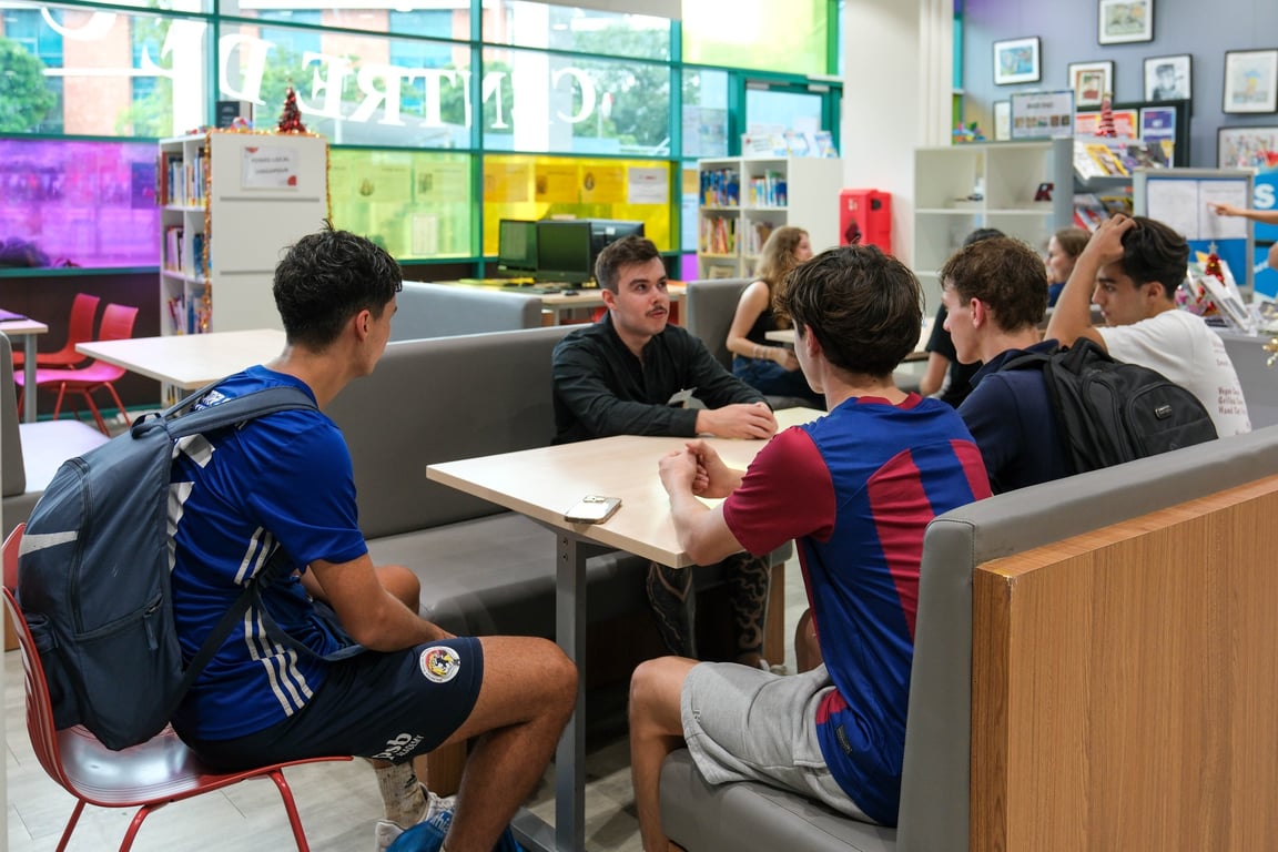 Former students return for the IFS alumni event.