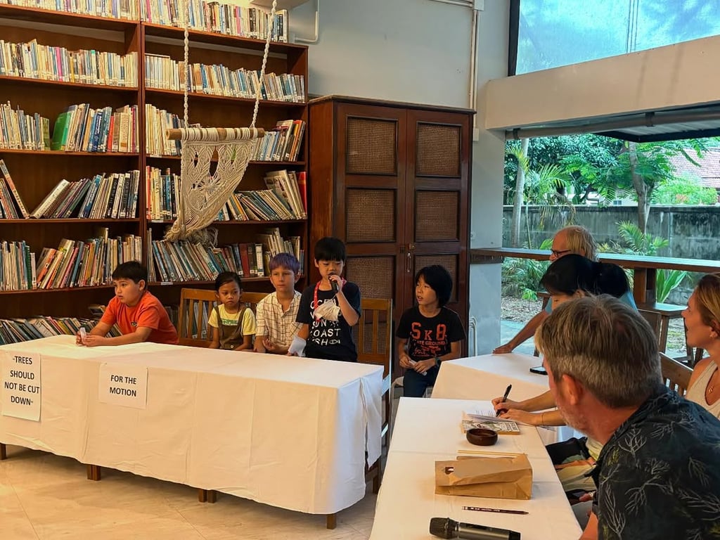Student-led discussion: ‘Trees should not be cut down.