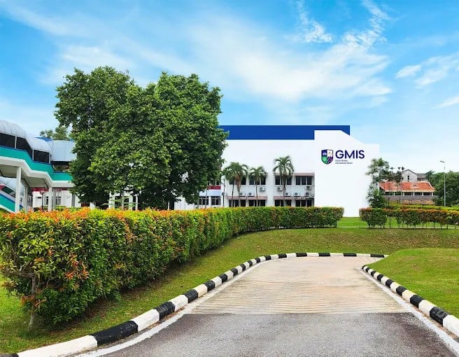 A view from the main entrance of the school