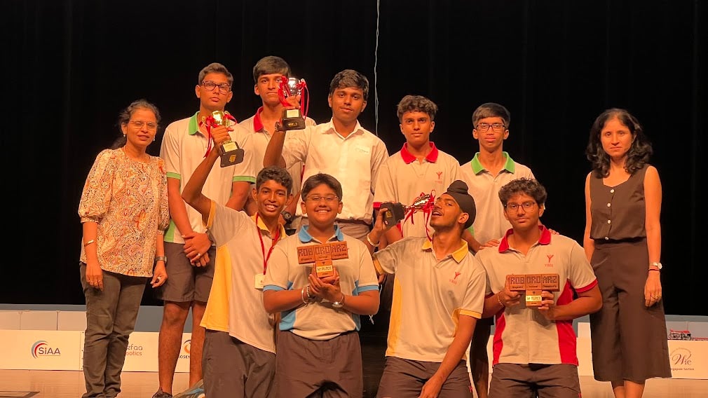 Students from CBSE and Cambridge streams at a prestigious inter-school tech and talent competition.