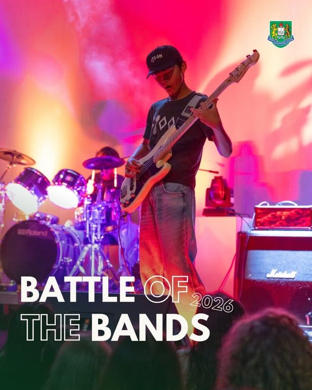 The 'Battle of the Bands' event saw huge musical performances from students in the Grand Hall.