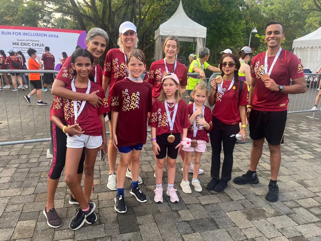 The All Hands Together Family took part in the Run for Inclusion, an annual sporting event where participants can run alongside others with special needs