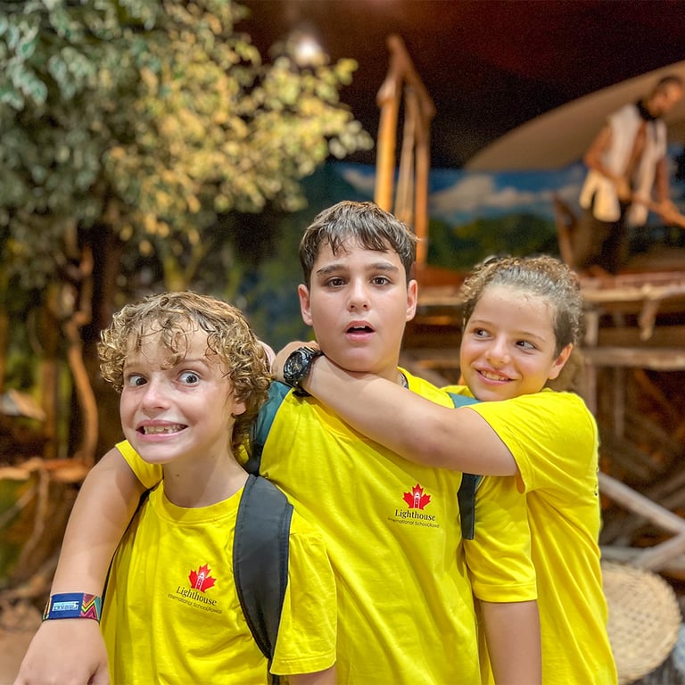 Students enjoying a learning adventure at Phuket Mining Museum.