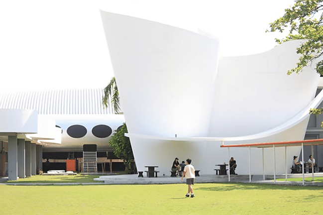 Astra's striking modern campus.