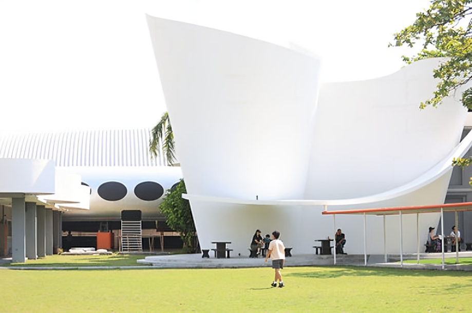 Astra's striking modern campus.