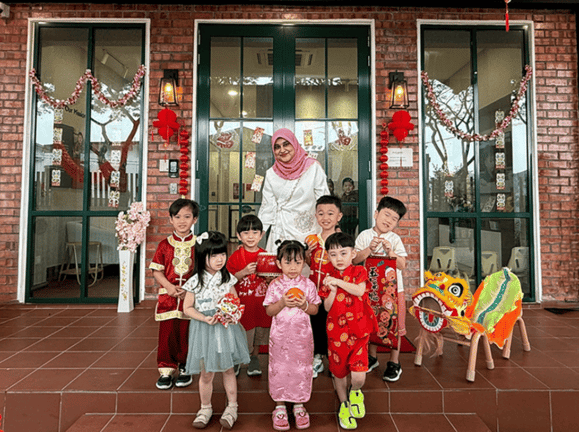 Chinese New Year celebration at Setia Tropika.