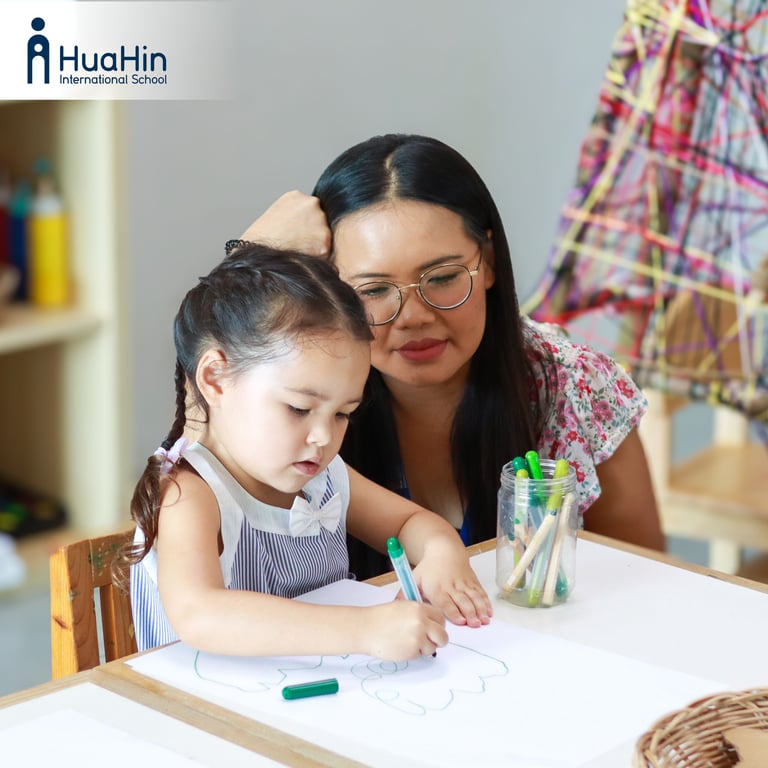 Mother and daughter during a Stay & Play session.